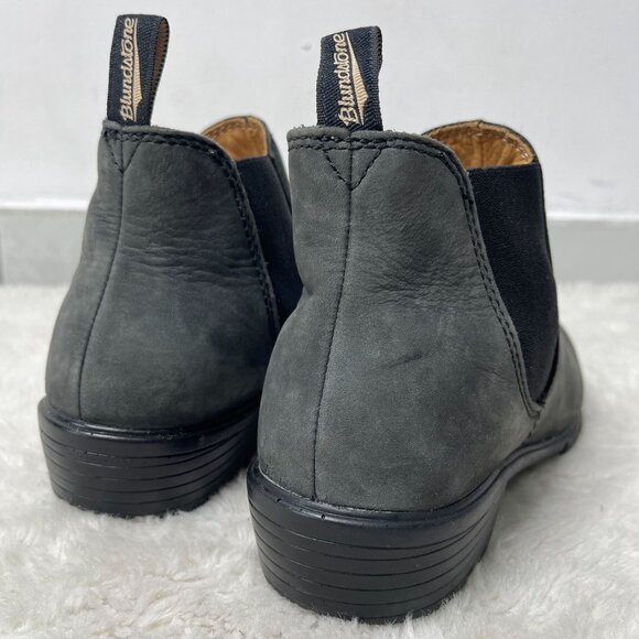 Blundstone Women's Grey Black Ankle Leather Boot Slip On Shoes Size 7.5 US - Picture 7 of 15